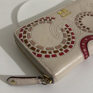 COACH Long zip around wallet